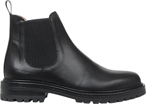 ANGULUS Støvle med Elastik Kvinde 1604/019 Black/black Chelsea Boots Str 41 - hos Magasin