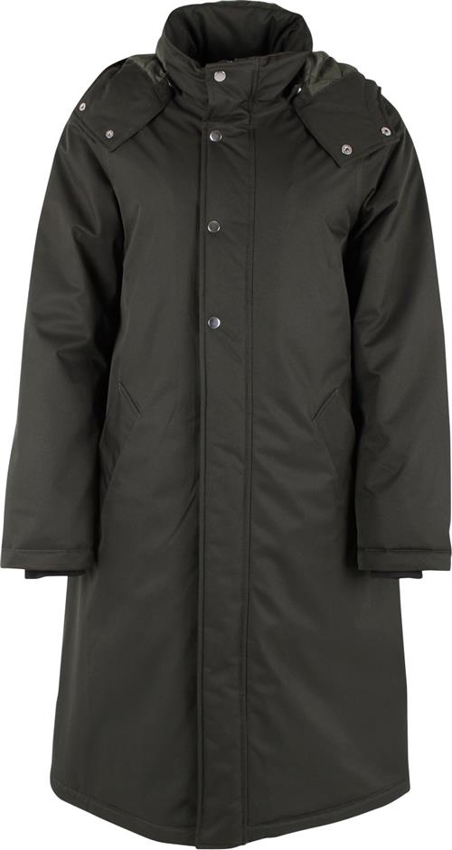 Danefæ Danemargrethe Winter Coat Kvinde Dark Army Overgangsjakker Str M - Polyester hos Magasin