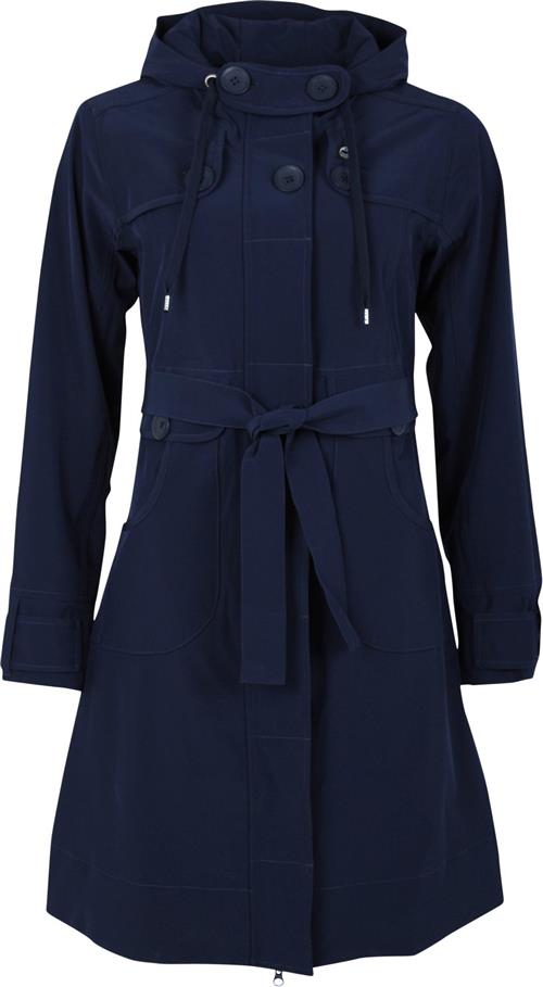 Danefæ Danelse Stretch Midseason Jacket Kvinde Dk Navy Parkaer Str L - Polyester hos Magasin