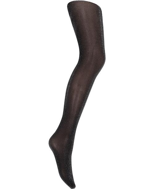 Oroblu Diamonds 40 Tights Black/silver BLA Strømpebukser Str L/XL - hos Magasin