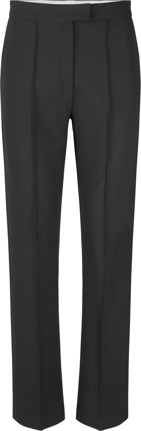 Oval Square Osluxury Pants Kvinde Black Bukser Med Lige Ben Str XS - hos Magasin