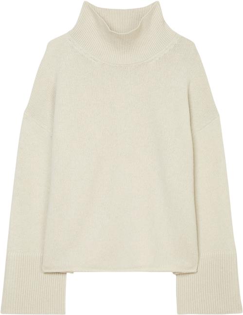 Marc O’Polo Pullover, Longsleeve, Standup Coll Kvinde Stony Sand Rullekraver Str L - hos Magasin