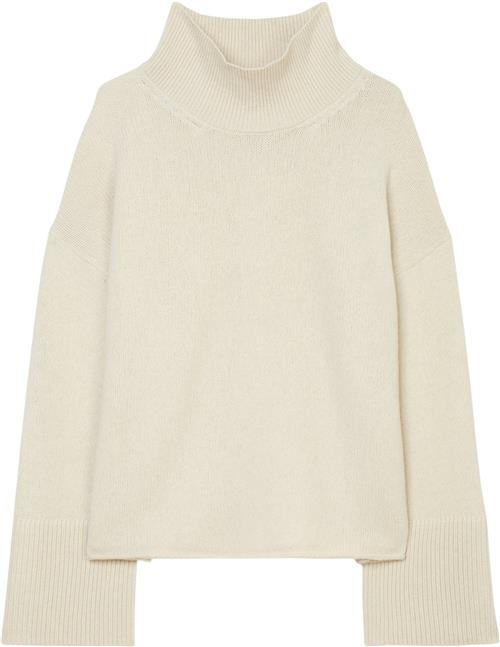 Marc O’Polo Pullover, Longsleeve, Standup Coll Kvinde Stony Sand Rullekraver Str M - hos Magasin