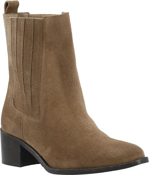 Se Bianco Biacarol Chelsea Boot Oily Suede Kvinde Sand Støvletter Str 39 - hos Magasin ved Magasin