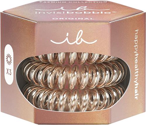 Invisiboble Original Premium Bronze me Pretty Hair Scrunchies - Hårelastikker hos Magasin