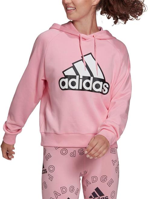 Se adidas Essentials Outlining Logo Hættetrøje M - Hættetrøjer & Sweatshirts Bomuld hos Magasin ved Magasin