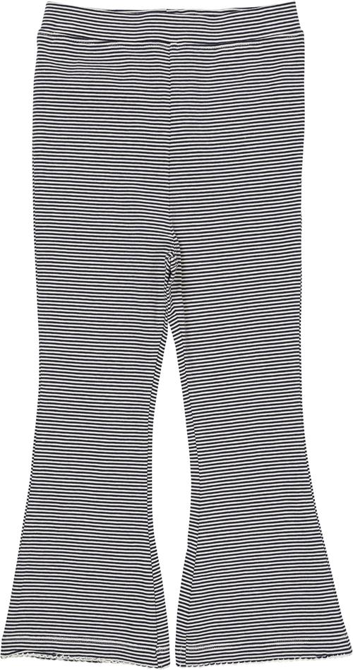 Copenhagen Colors Striped Flare Pant Str 86 - Navy/cream Bukser Bomuld hos Magasin