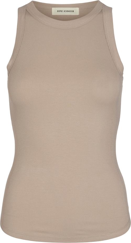 Sofie Schnoor Swjullie Kvinde Beige Tanktoppe Str L - hos Magasin