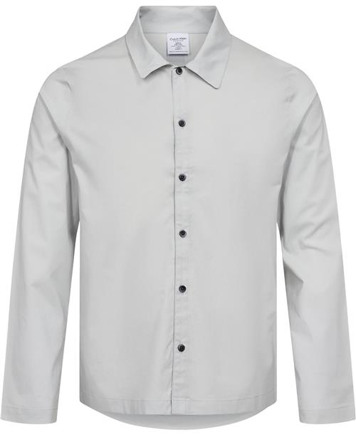 Calvin Klein L/S Button Down Mand 94o Langærmede Skjorter Str S - Bomuld hos Magasin