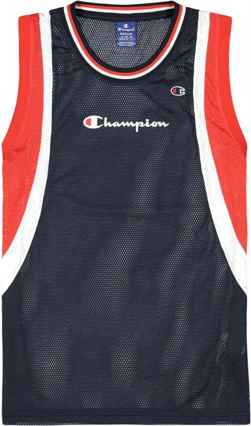 Se Champion Tank TOP Mand Blue Kortærmede T-shirts Str S - Polyester hos Magasin ved Magasin