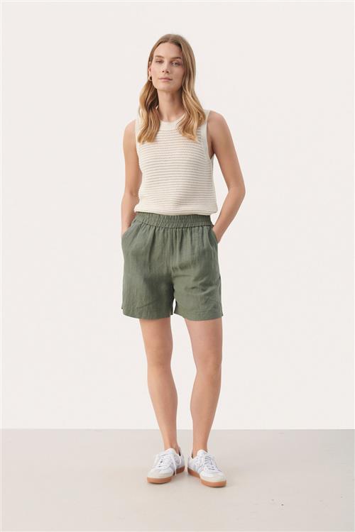 Part Two Gerdpw SHO Kvinde Agave Green Casual Shorts Str 38 - hos Magasin