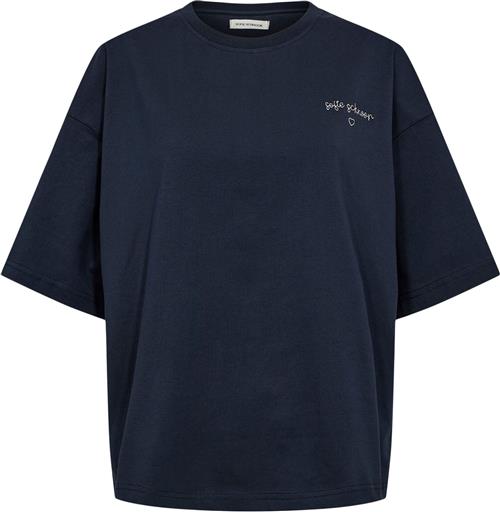 Sofie Schnoor Tshirt Kvinde Navy Kortærmede T-shirts Str S - hos Magasin