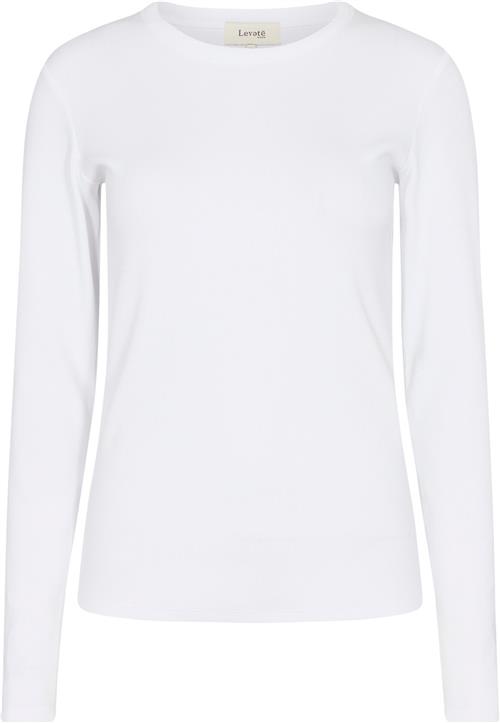 Se Levete room Lrnumbia 3 Kvinde L100 - White Langærmede T-shirts Str S - hos Magasin ved Magasin