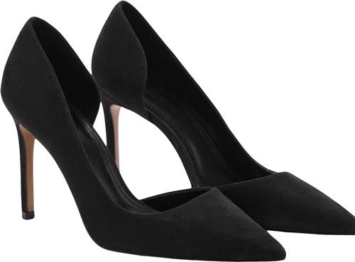 MANGO Asymmetrical Heeled Shoes Kvinde Black Pumps & Stiletter Str 39 - hos Magasin