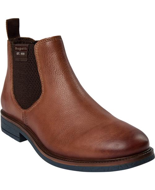 Bugatti Ladano Mand Cognac Chelsea Boots Str 41 - hos Magasin