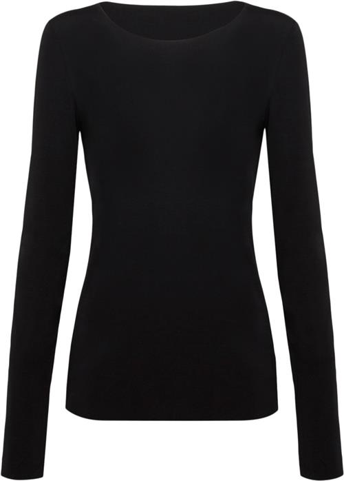 Wolford Aurora Pure Pullover Kvinde Sort Sweaters Str M - hos Magasin