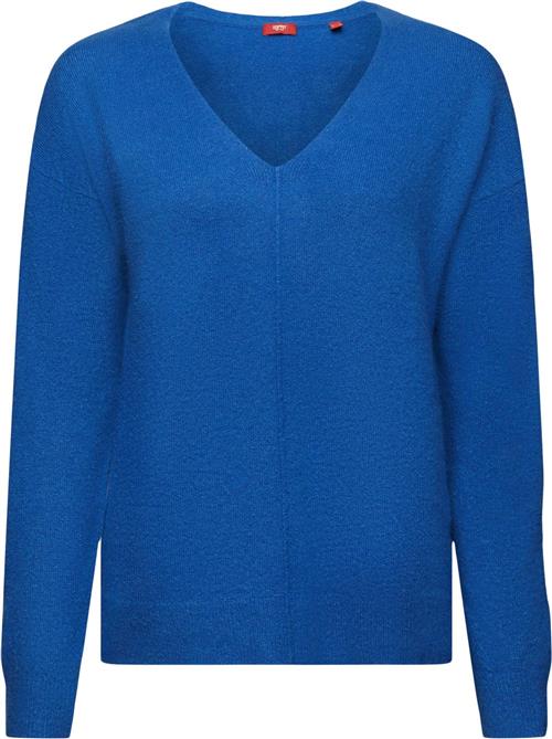 Esprit F Vneck Sweater Kvinde Bright Blue 5 Sweaters Str XXL - hos Magasin