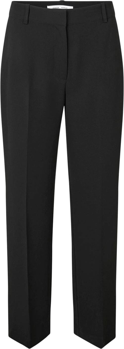 Se Samsøe Samsøe Salara Trousers 15596 Kvinde Black Bukser Str S - hos Magasin ved Magasin