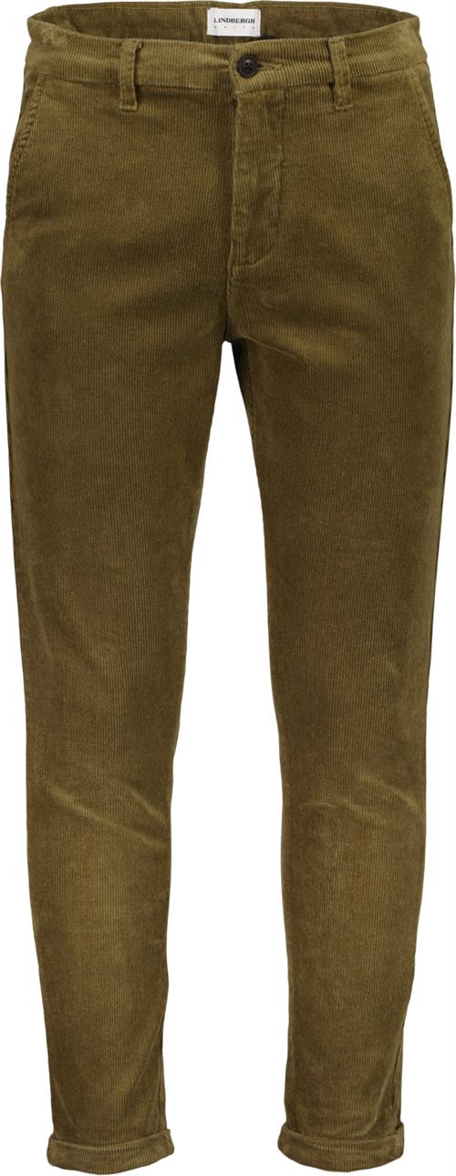 Lindbergh Cropped Corduroy Pants Mand Sand Chinos Str M - hos Magasin