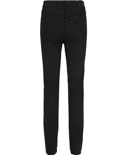 Se Levi's 724 High Rise Straight Jeans Kvinde Sort Straight Jeans Straight Fit Str W30 / L32 - hos Magasin ved Magasin