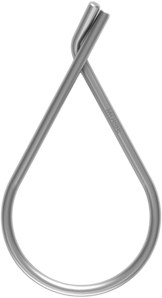 Moebe Key Ring, Stainless Steel, Ø3,8 H 0 x W 3,8 x D 6,7 cm - Nøgleringe hos Magasin