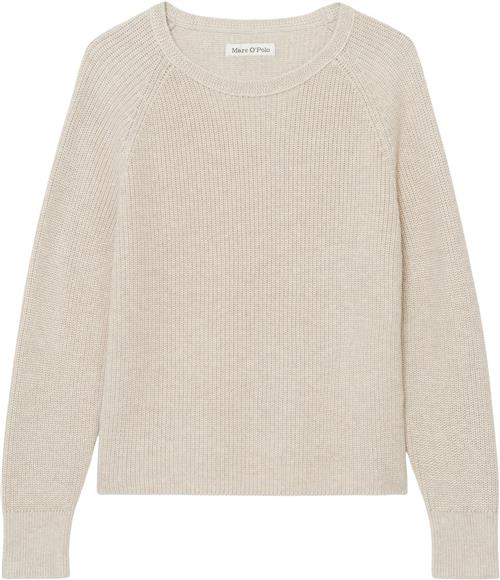 Marc O’Polo Pullover, Longsleeve, Roundneck Kvinde Sandy Melange Sweaters Str XL - hos Magasin