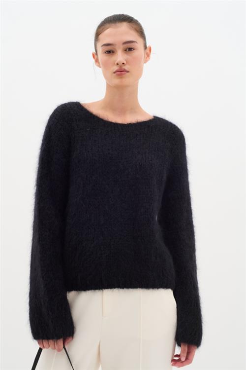 InWear Jetraiw Pullover Kvinde Black Sweaters Str M/L - hos Magasin