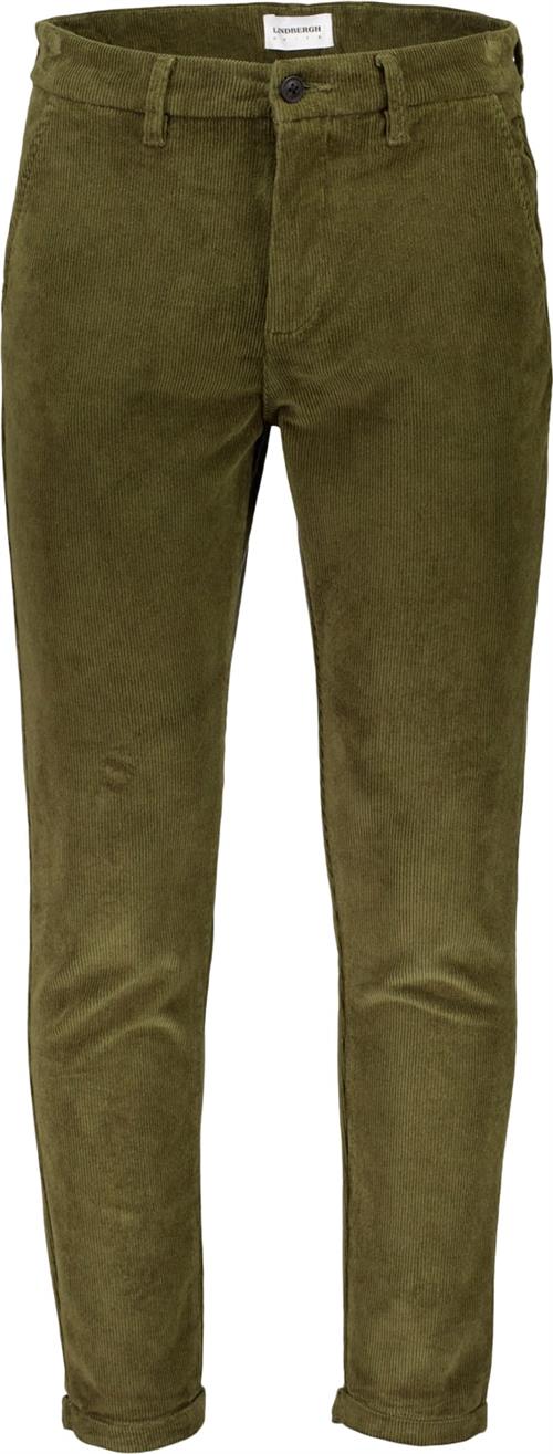 Lindbergh Cropped Corduroy Pants Mand Grøn Chinos Str M - hos Magasin