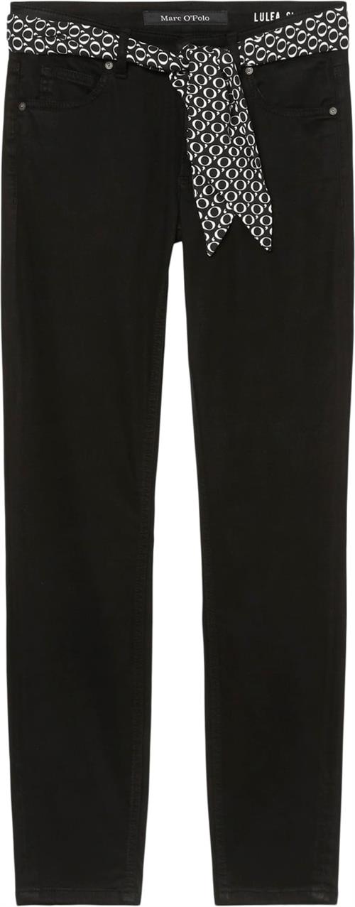 Marc O’Polo 5 Pocket, mid Waist, Slim fit, Regu Kvinde Black Skinny Jeans Str 29 32 - hos Magasin