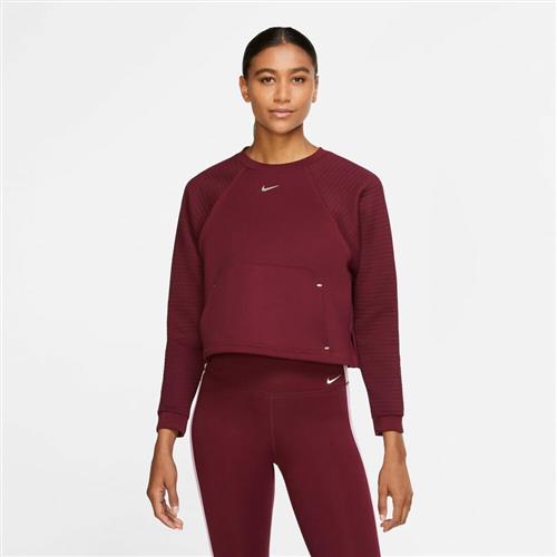 Se Nike Nike Pro Fleece Crew XS - Hættetrøjer & Sweatshirts Polyester hos Magasin ved Magasin