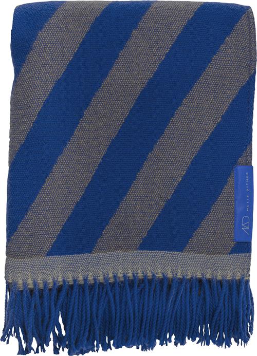 Mette Ditmer Retro Throw Kvinde Cobalt Skjorter Str W125 x L170 cm - Akryl hos Magasin