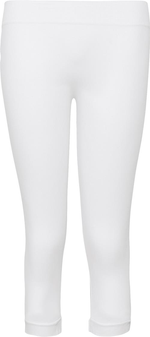 Decoy Decoy Seamless Capri Leggings Kvinde Hvid Leggings Str M/L - hos Magasin