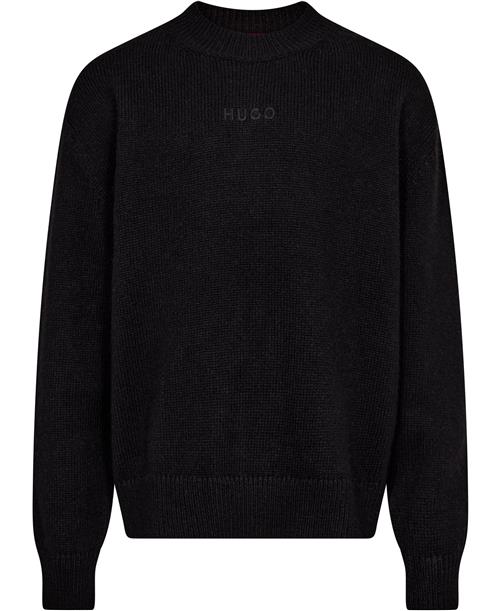 HUGO Seese Kvinde Sort Sweaters Str XL - hos Magasin