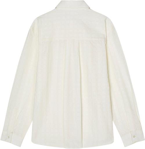 Libertine-Libertine Record 3499 Off White Kvinde Hvid Bukser Med Lige Ben Str XL - hos Magasin