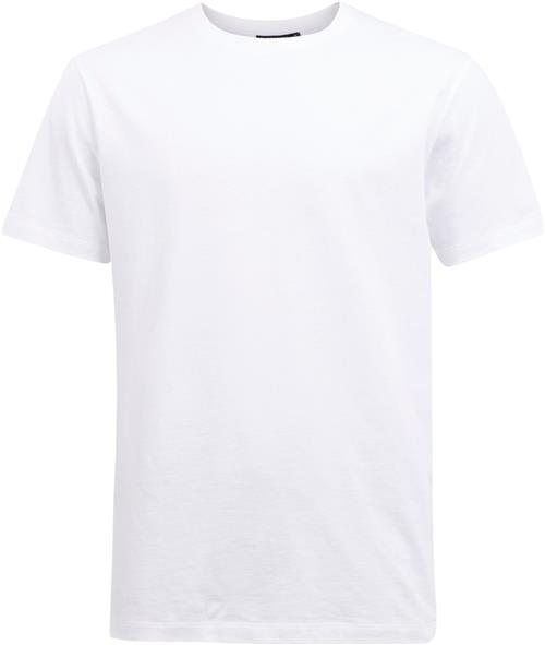 J. Lindeberg Sid Basic Tshirt Mand Hvid Kortærmede T-shirts Str XL - hos Magasin