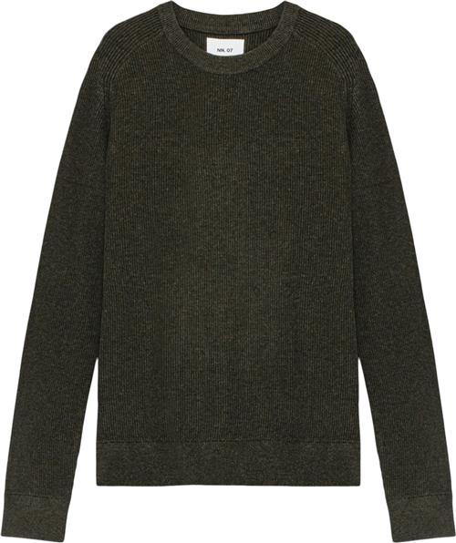 NN07 Kevin 6600 Mand Dark Army Sweaters Str L - hos Magasin