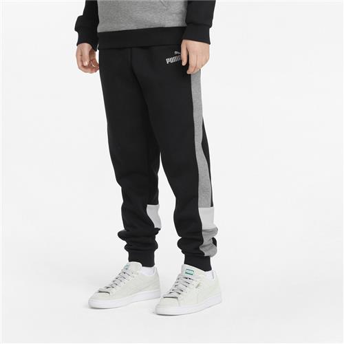 Se Puma Essentials+ Colourblock Joggingbukser 110 - T-shirts hos Magasin ved Magasin