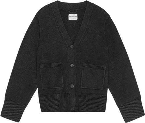 Moshi Moshi Mind Forest Knit Cardigan Kvinde Black Sweaters Str L - hos Magasin