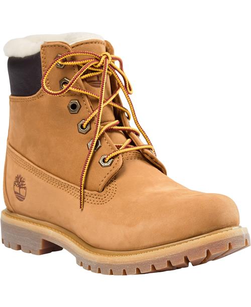 TIMBERLAND 6in Premium Shearling Lined WP Boot Kvinde Wheat Vinterstøvler Str 36 - hos Magasin