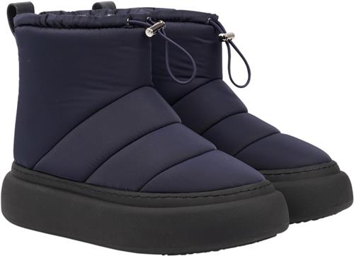 Lovelies Nimis Nylon Boots W/shearling Kvinde Navy Blue Vinterstøvler Str 41 Nylon - hos Magasin