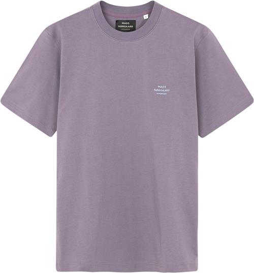 Mads Nørgaard - Copenhagen Cotton Jersey Frode Emb Logo Tee Mand Grå Kortærmede T-shirts Str XS - hos Magasin