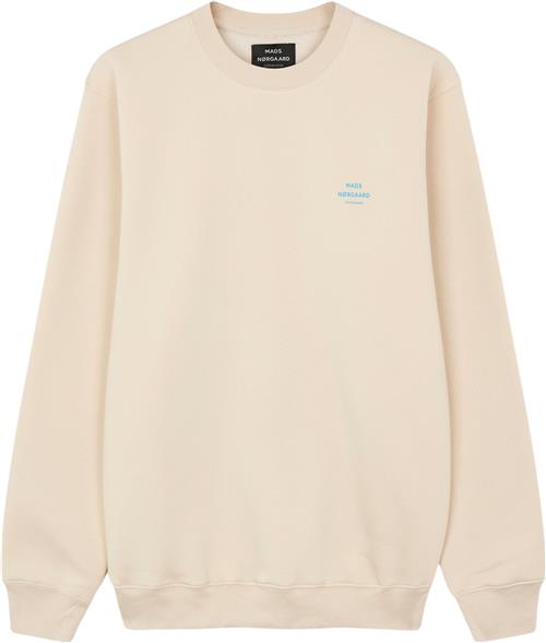 Mads Nørgaard - Copenhagen Standard Crew Logo Sweat Mand Sand Sweatshirts Str S - hos Magasin