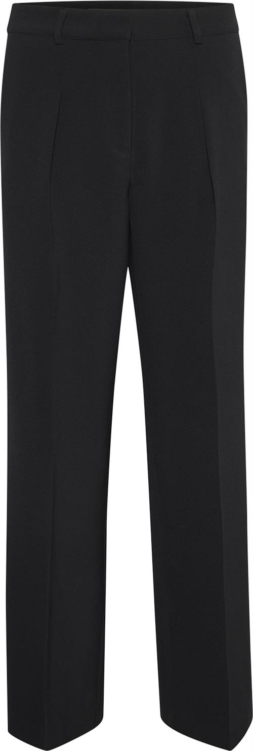 My Essential Wardrobe 29 THE Tailored Pant Kvinde Black Bukser Med Lige Ben Str 46 - hos Magasin