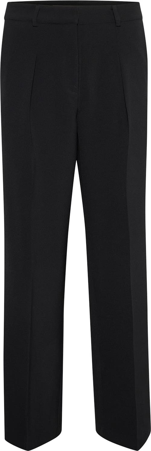 My Essential Wardrobe 29 THE Tailored Pant Kvinde Black Bukser Med Lige Ben Str 34 - hos Magasin