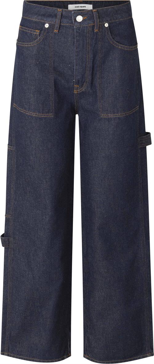 Oval Square Osplayer Jeans 0103 Kvinde 0103 Raw Wide Jeans Str 30 - hos Magasin