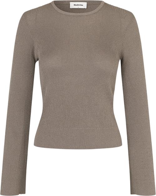 Se Modström Tommd Oneck Kvinde Spring Stone Sweaters Str S - hos Magasin ved Magasin