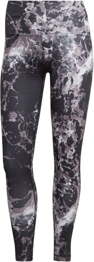 Se adidas Yoga Essentials Print 7/8 Tights XS - Tights Polyester hos Magasin ved Magasin