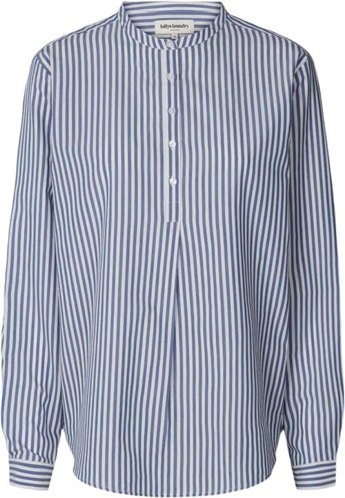 Lollys Laundry Lux Shirt Kvinde Stripe Langærmede Skjorter Str M - hos Magasin