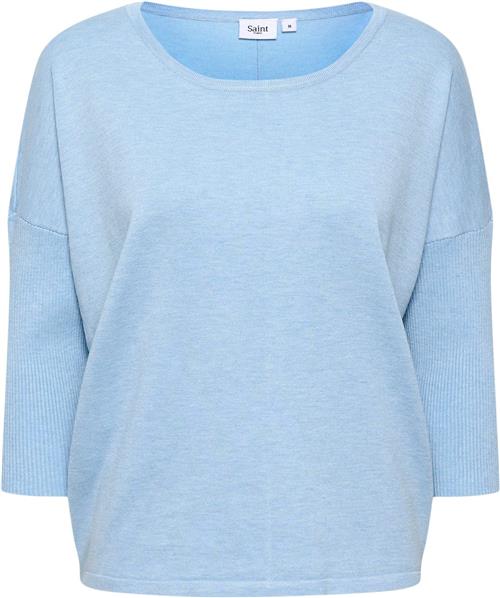 Saint Tropez A2561, Milasz Rneck Pullover Kvinde 1441101 Sweaters Casual Fit Str XS - hos Magasin