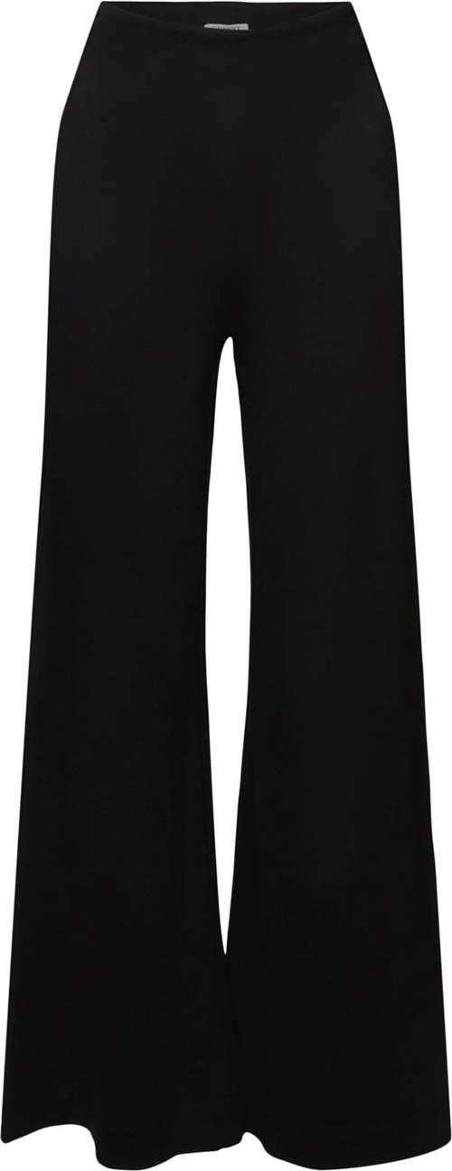 Se Esprit CVE Punti Pants Kvinde Black Bukser Med Brede Ben Str XS - hos Magasin ved Magasin